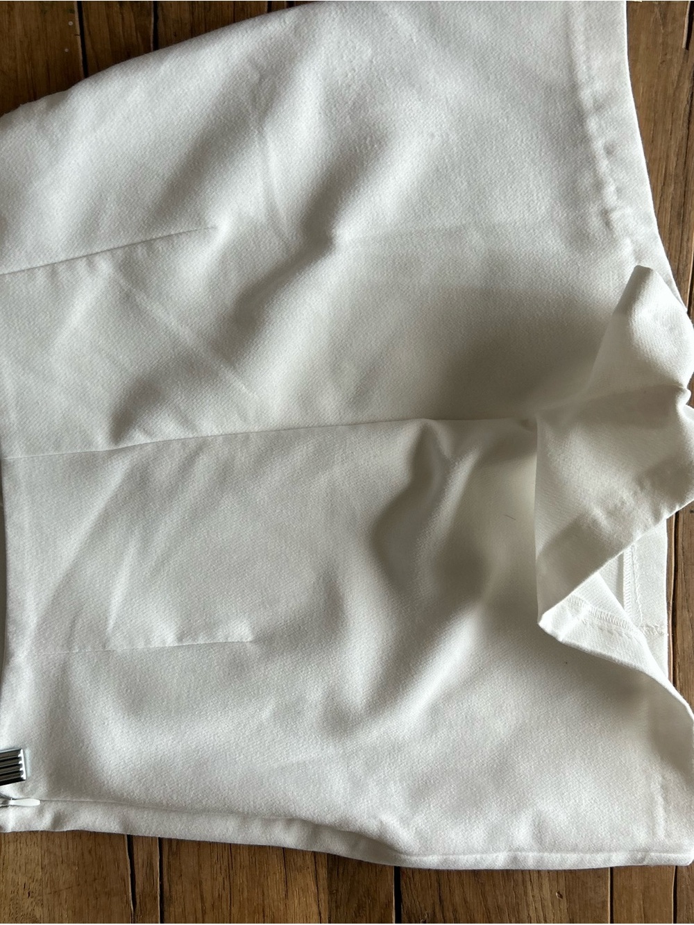 ZARA White Women's Wrap Mini Shorts Skort SKIRT m - Picture 7 of 9